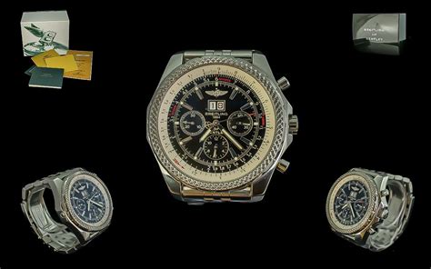 breitling 1884 bentley cronometer otomatik saat|signed breitling 1884.